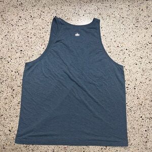 ALO Yoga blue tank top racerback XL